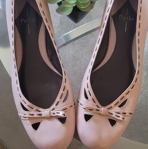 Baby!! "Pink" & brown  Flats!! & CUTE!!! 😁